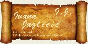 Ivana Jagličić vizit kartica